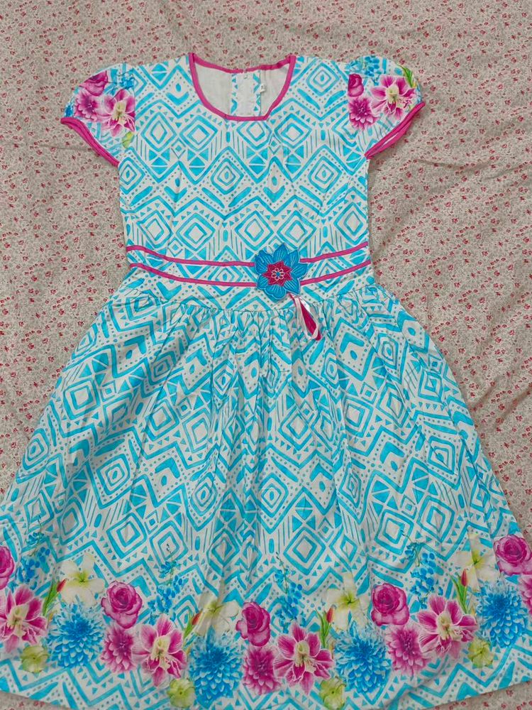 Girls&#39; Floral Print Dress