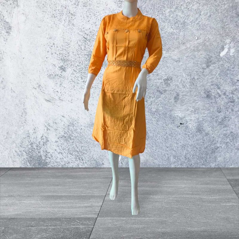 One Piece Pure Cotten With Belt