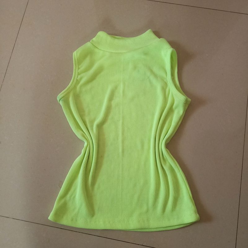 Neon halter Neck Top