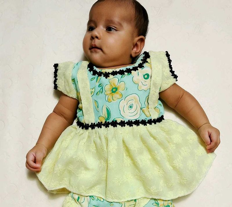 Floral Baby Dress Set