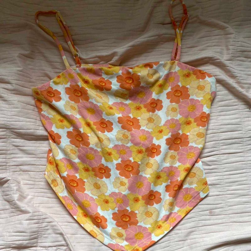 Floral Print Tank Top