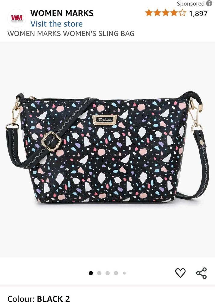 Black Sling Handbag 🖤