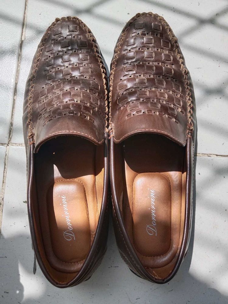Brown Leather Loafers