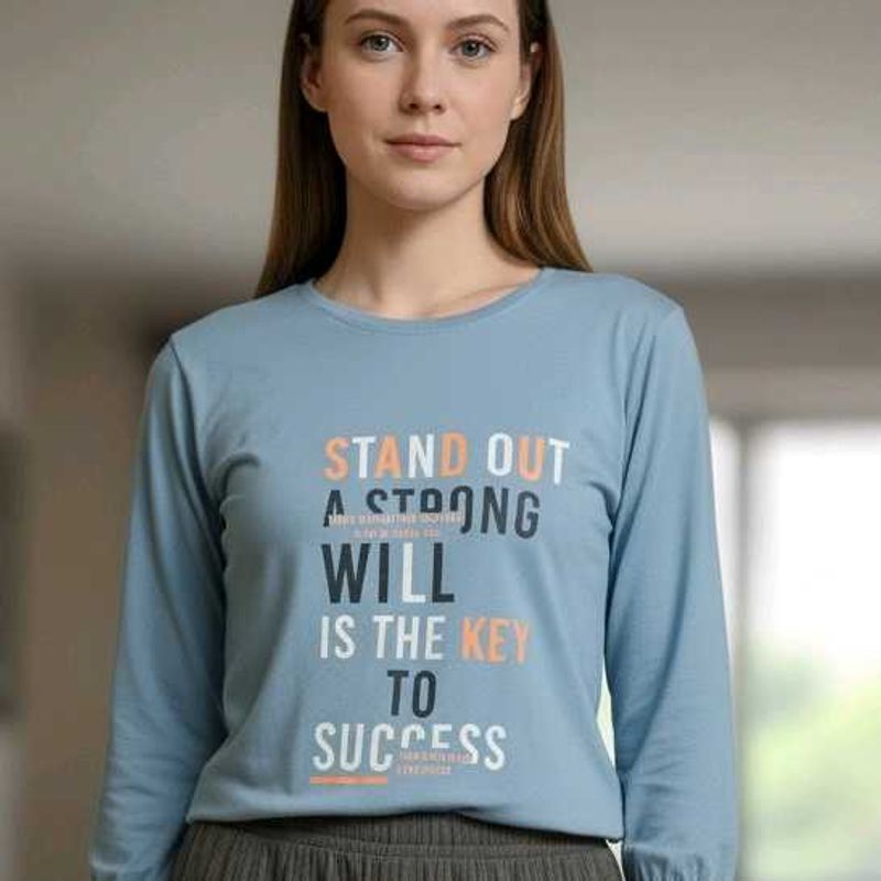 Blue Printed Top+ Free Plazzo