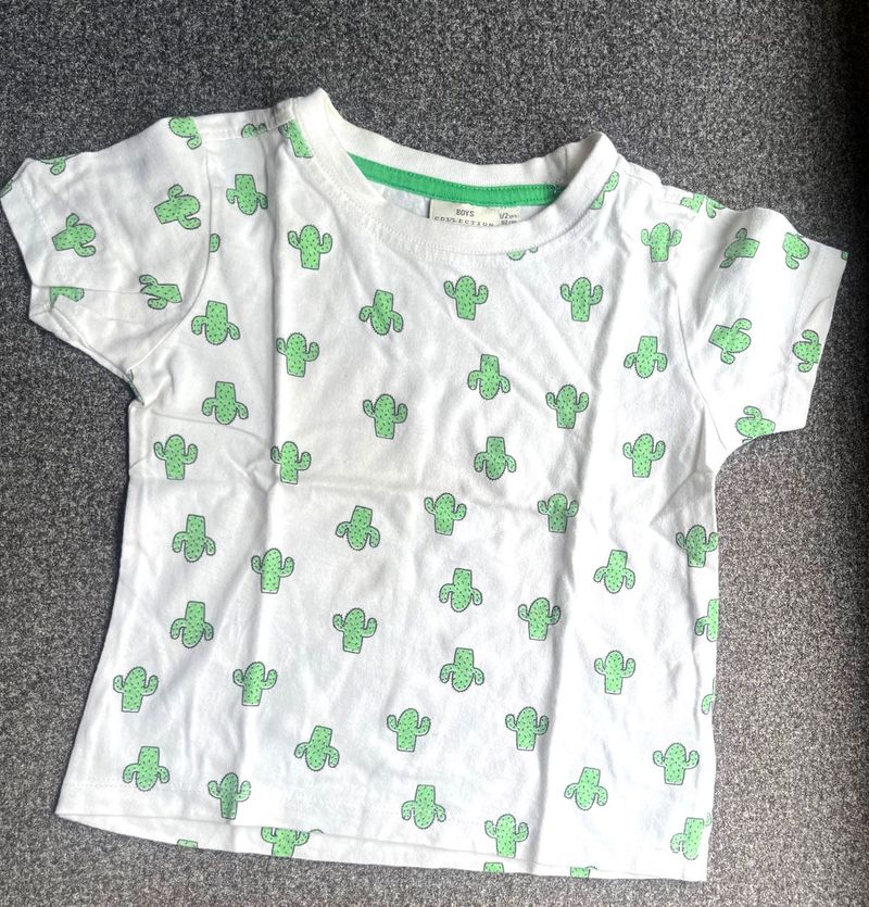 Cute Cactus Print Tee