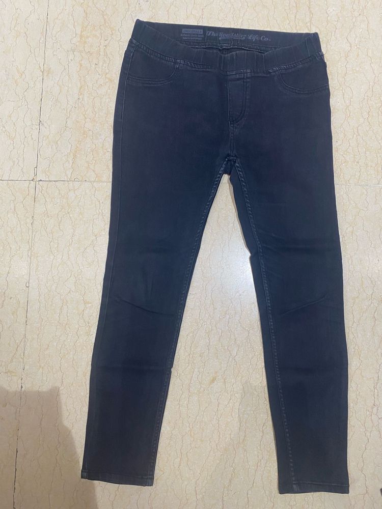 Faded Black Jeggings