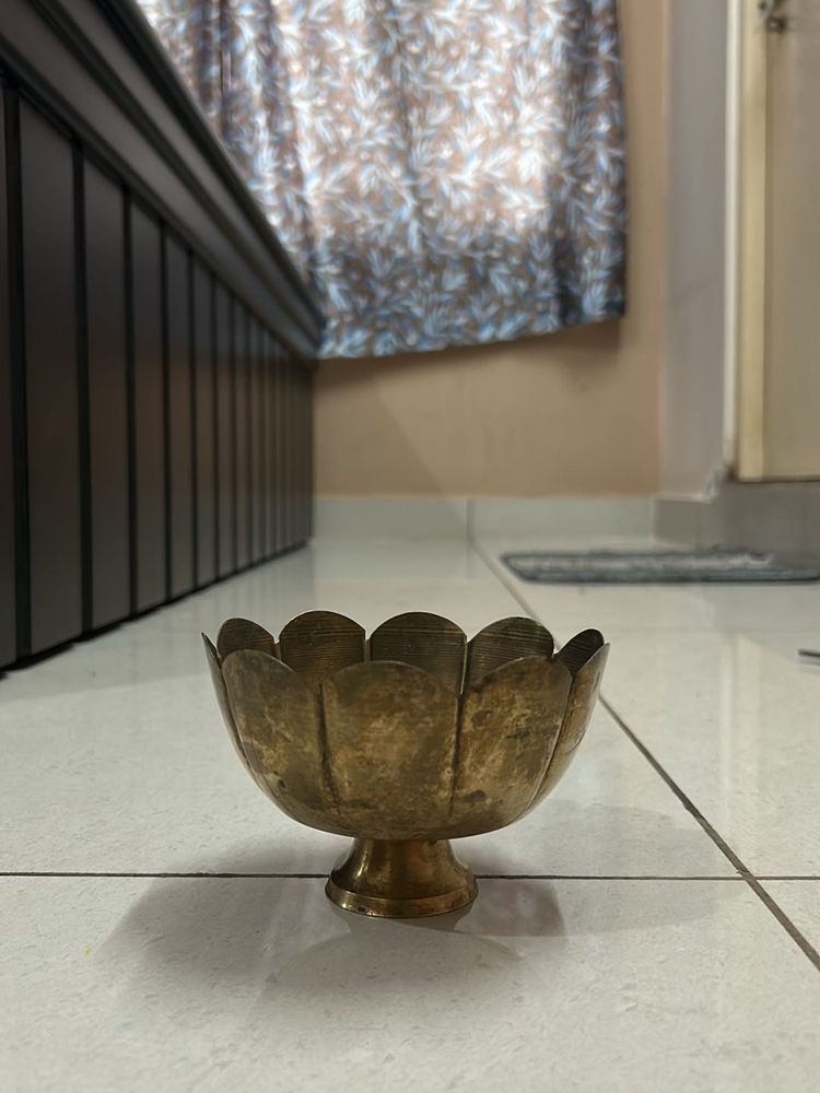 BRASS &amp; PANCHALOHA POOJA BOWL
