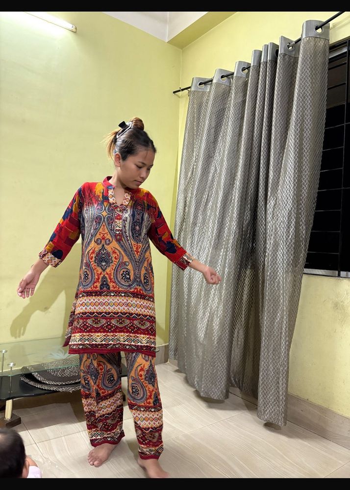 Printed Kurta Set