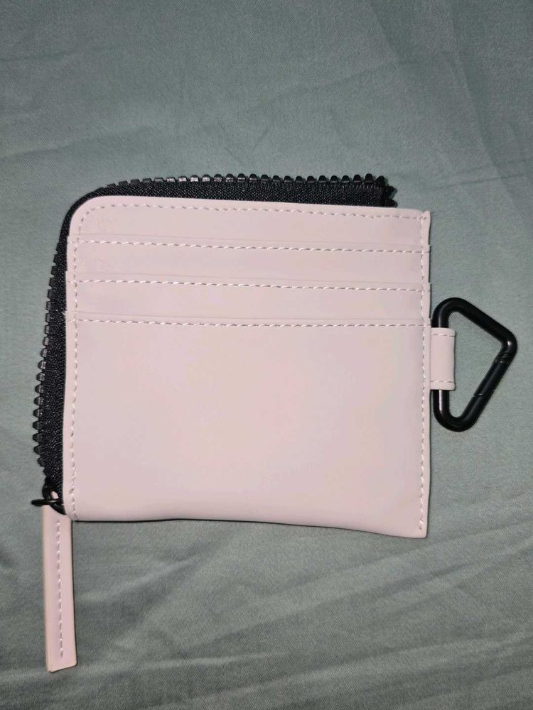 Rubberised Off White Wallet