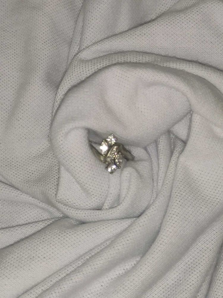 Vintage Floral Diamond Ring