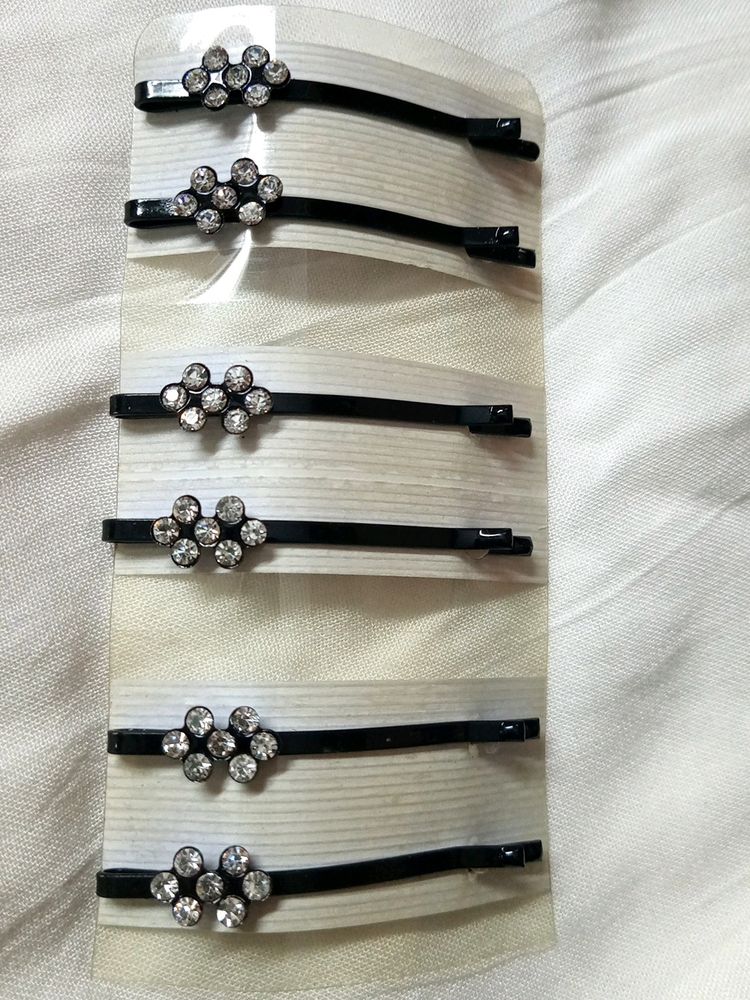 Side Pins With Stone Work