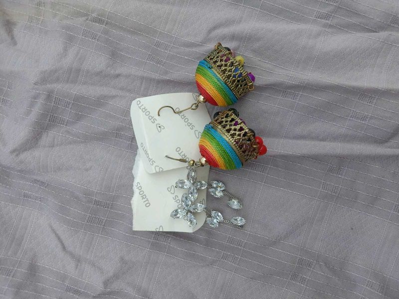 Rainbow Drop Earrings