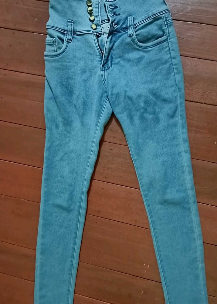 Skinny Blue Jeans