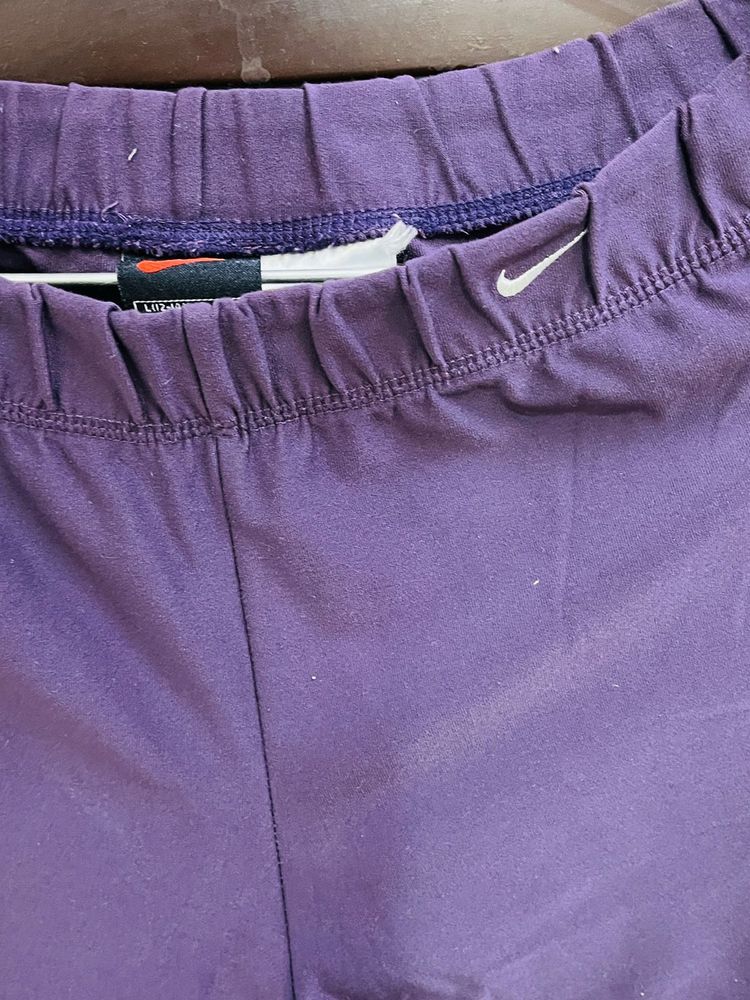 Nike Purple Athletic Trouser