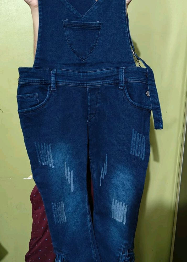 Girls Party Wear Dungaree
