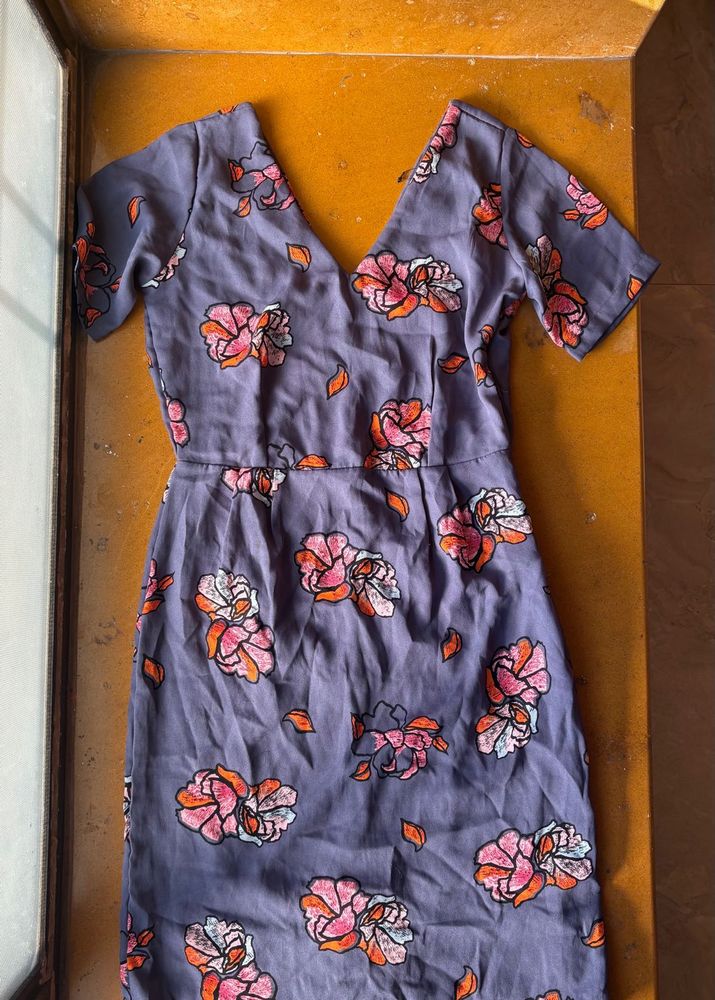 Floral Print Midi Dress