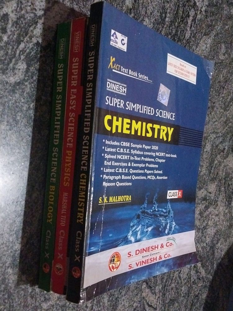 Class X Dinesh Super Simplified Science Books