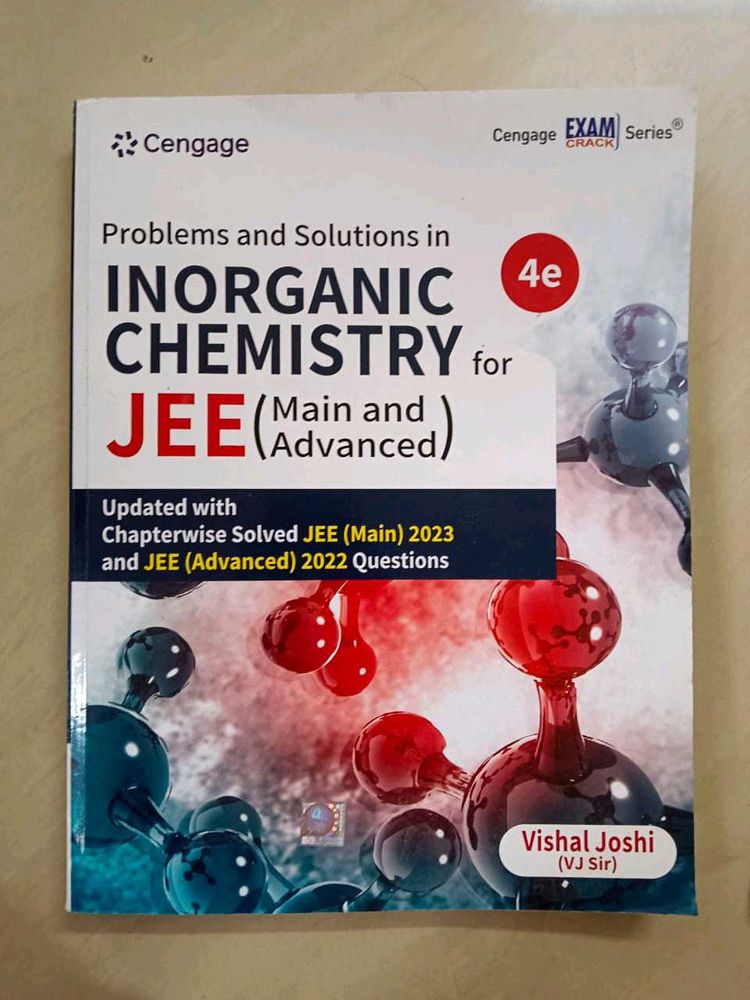 V Joshi; Inorganic Chemistry for JEE (Main &amp; Adv)