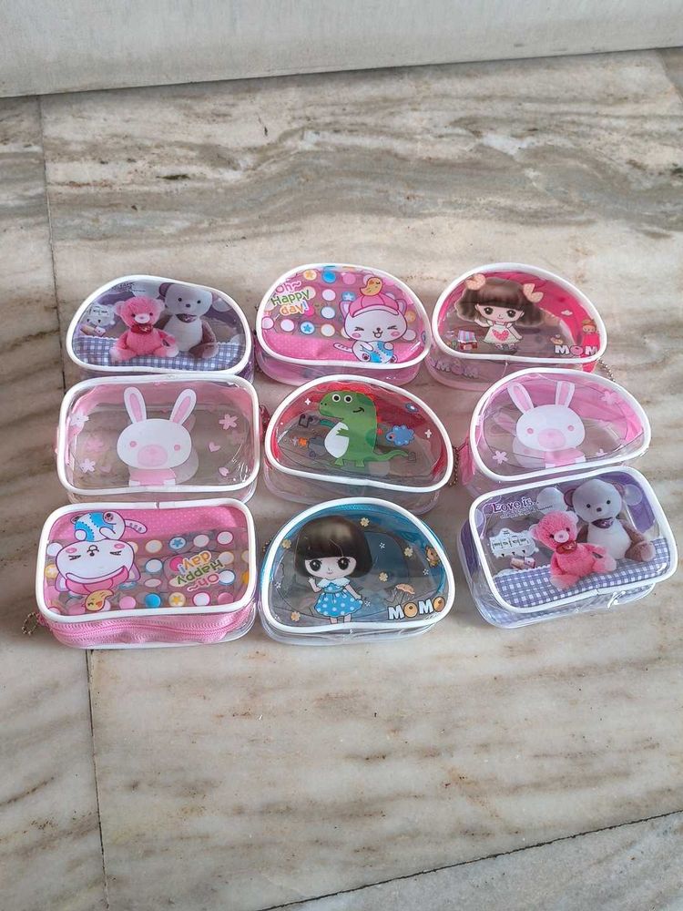 Cute Cartoon Character Pouches