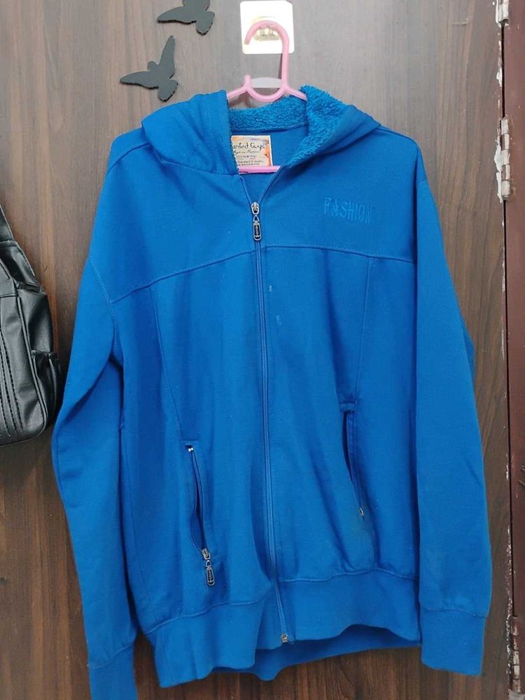 Blue Zip-Up Hoodie💙