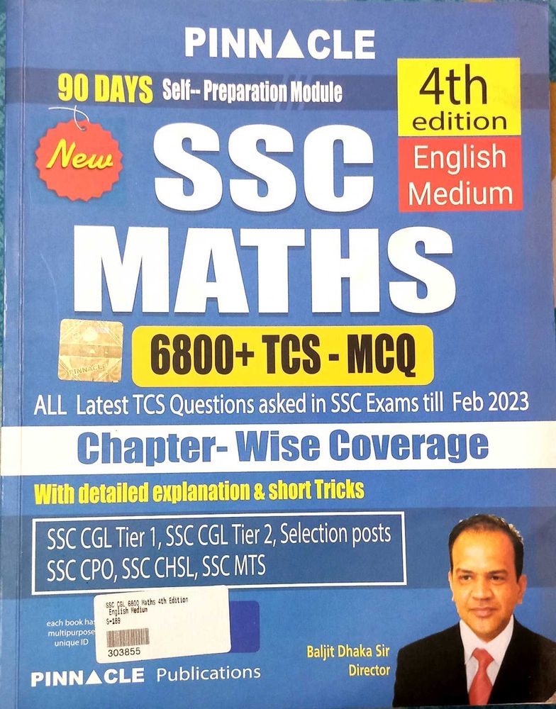 Pinnacle SSC books of Maths
