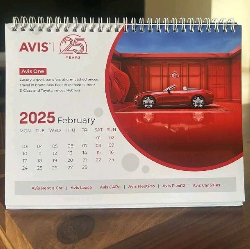 Table Calendar Brandnew