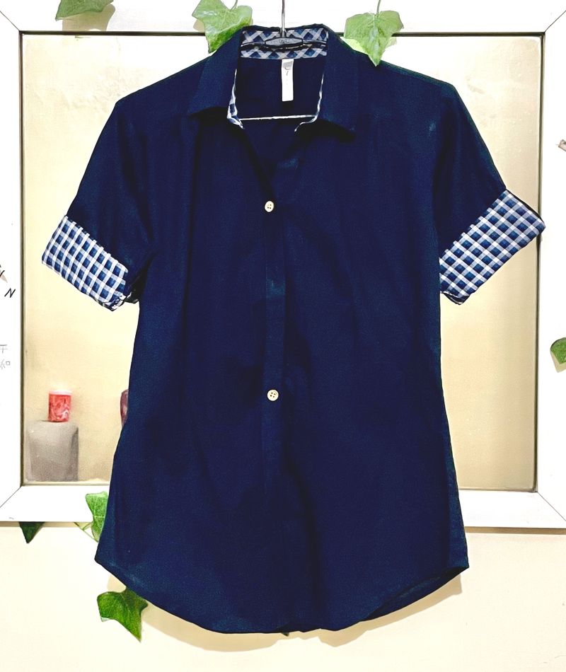 Navy Blue Shirt