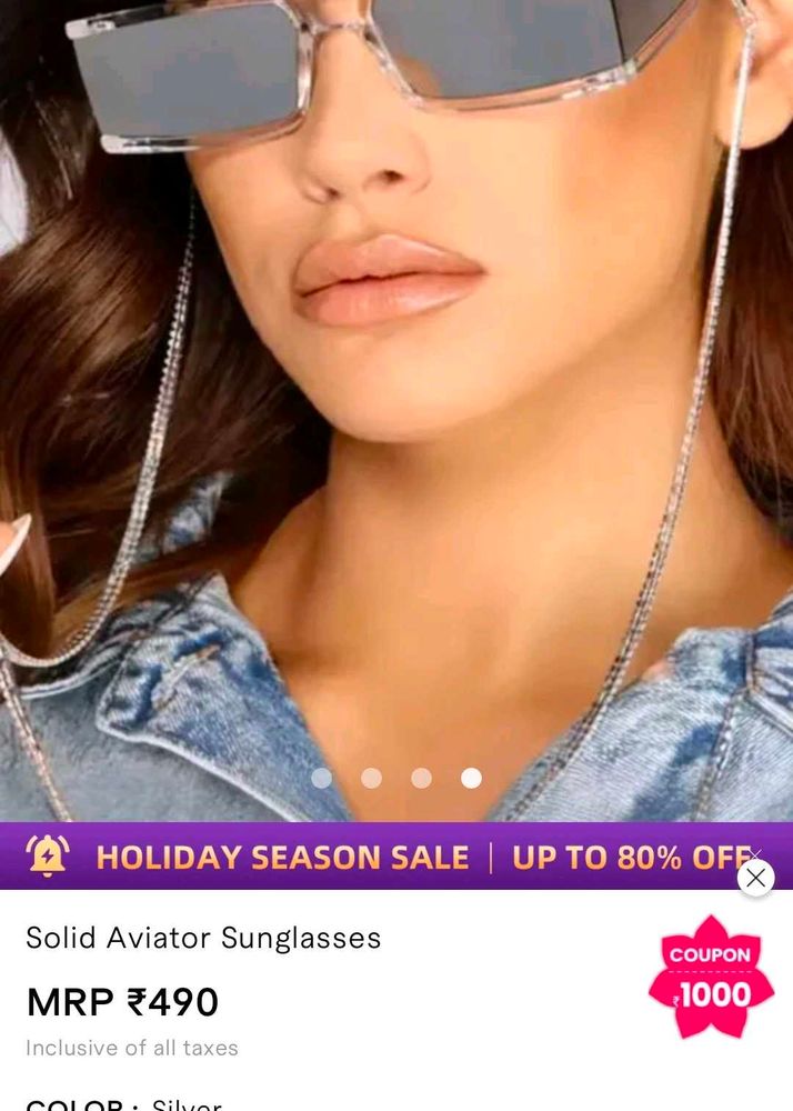 Aviator Sunglasses🤍❄️