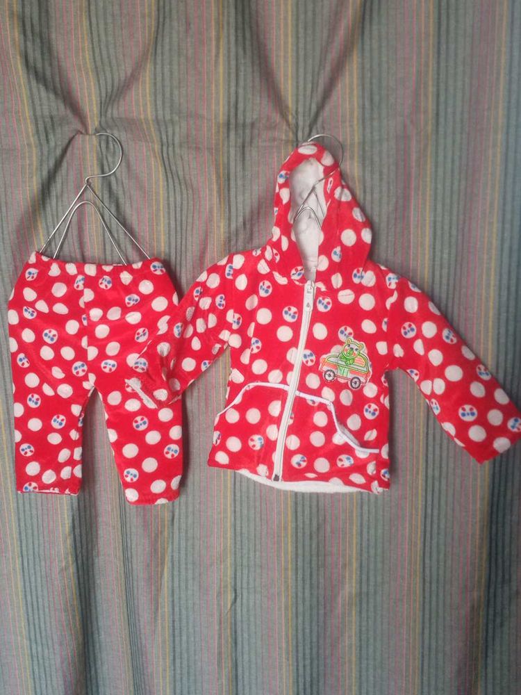 Cute Polka Dot Baby Outfit