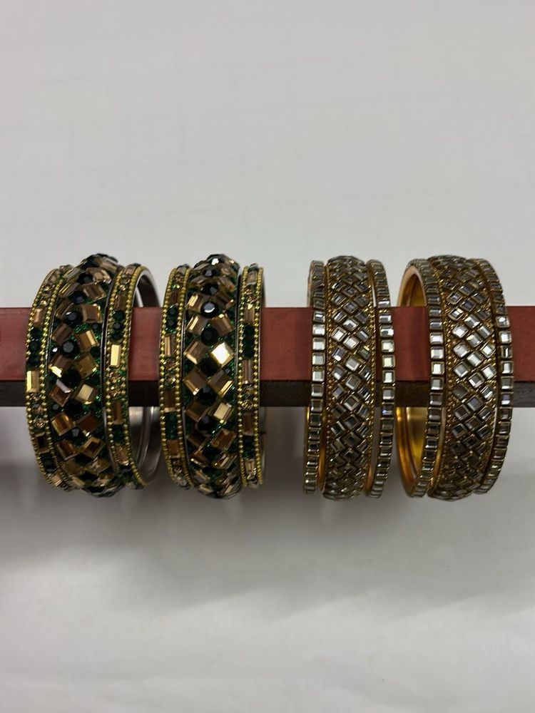 Set of 4 Gold Bangles