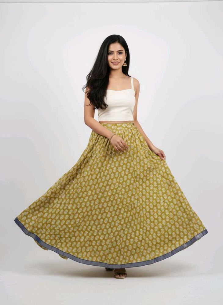 Elegant Ethnic Long Skirt