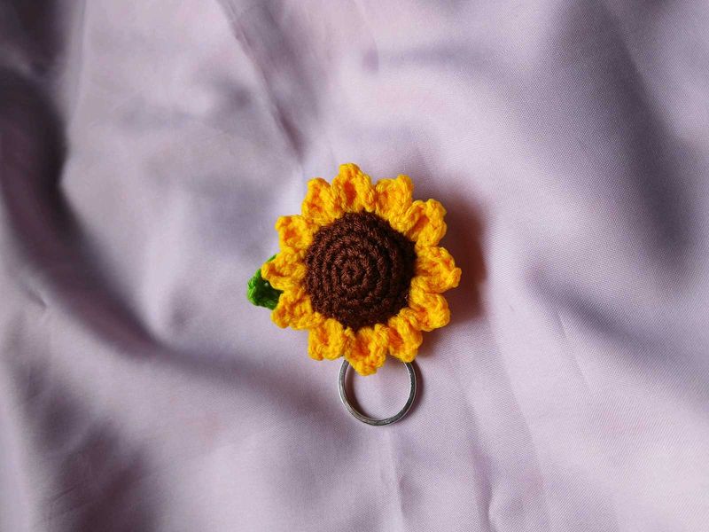 Sunflower Keychain