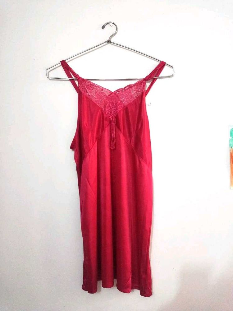 CLOVIA Rose Lace Night Dress