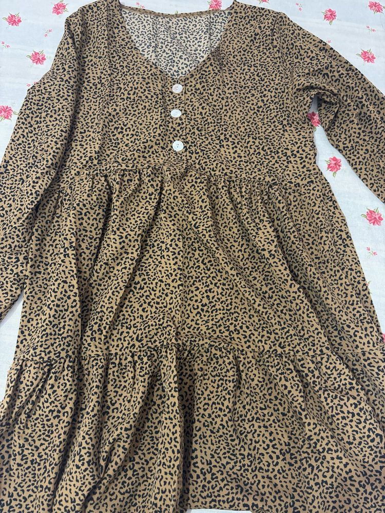 Leopard Print Dress