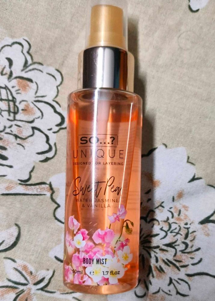 SO...? Unique Sweet Pea Body Mist