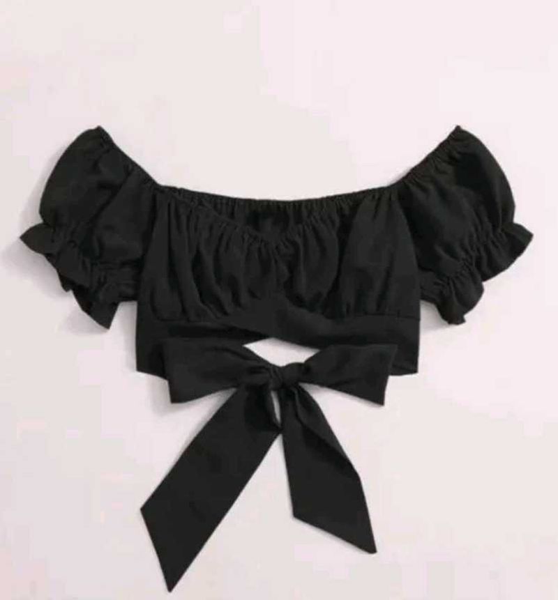 Black Classic Top For Women