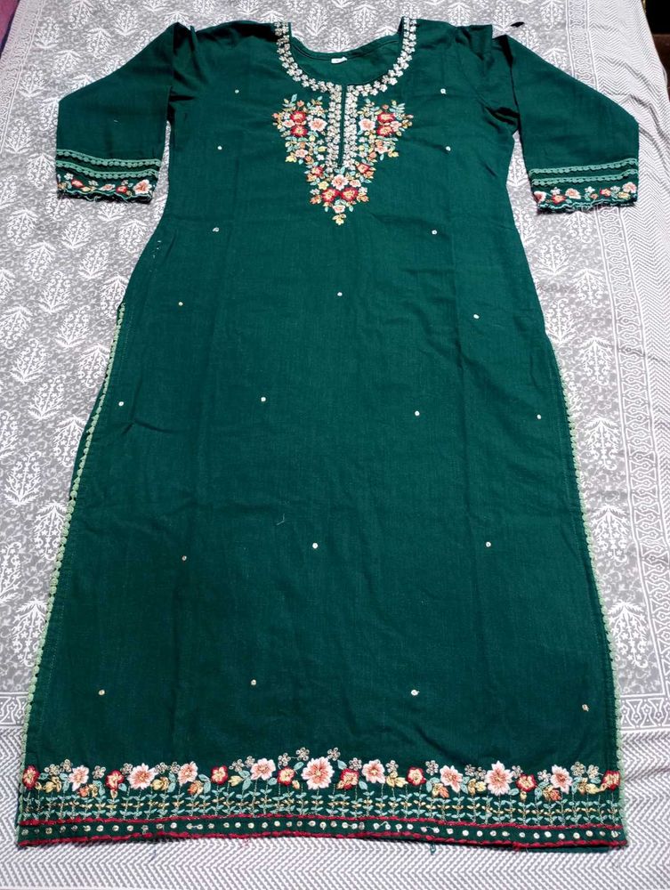 Pure Cotton Kurti Ke Sath Wedding Saree Free