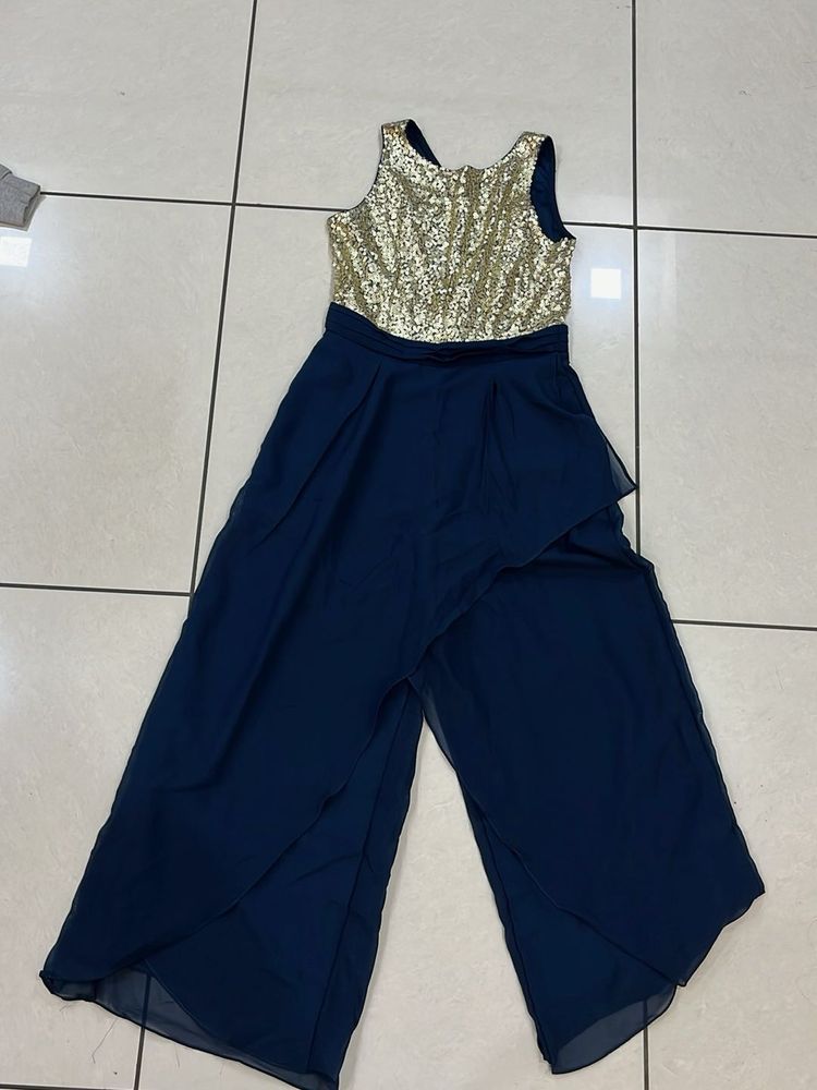 Stylish Girls' Party Jumpsuit