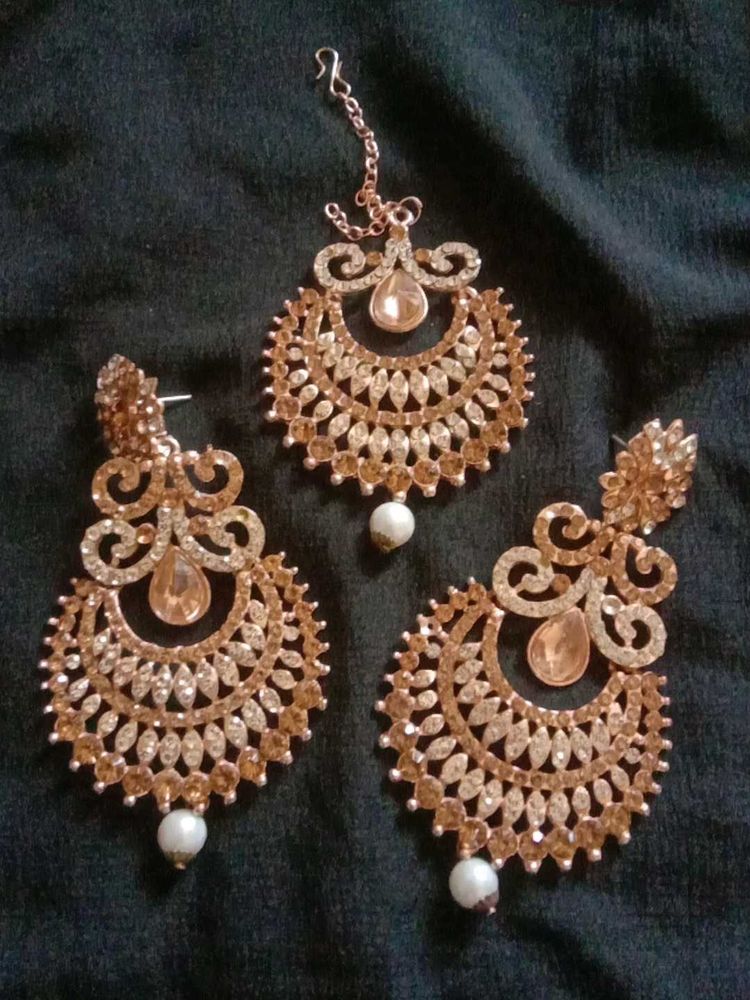 Elegant Gold Plated Jewelry Set
