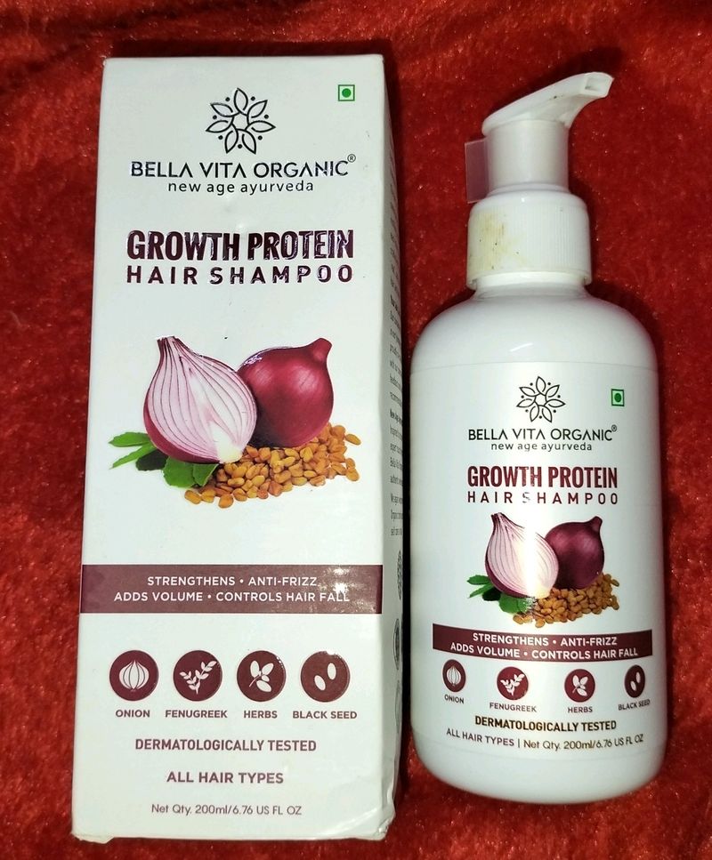 Bella Vita Organic Growth Protein Hair Shampoo