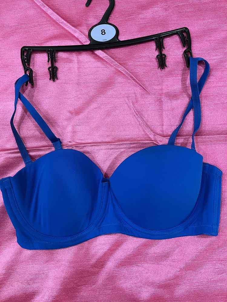 Zivame strapless Blue Bra