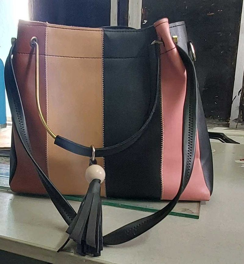 Colorblock Handbag