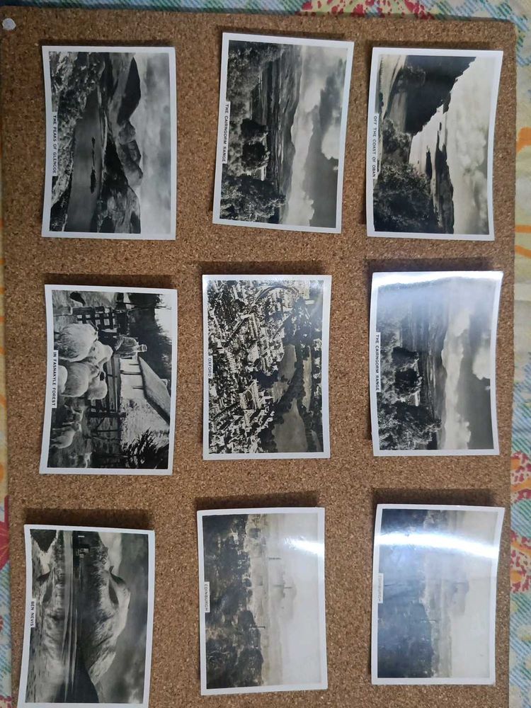 Vintage Landscape trading cards