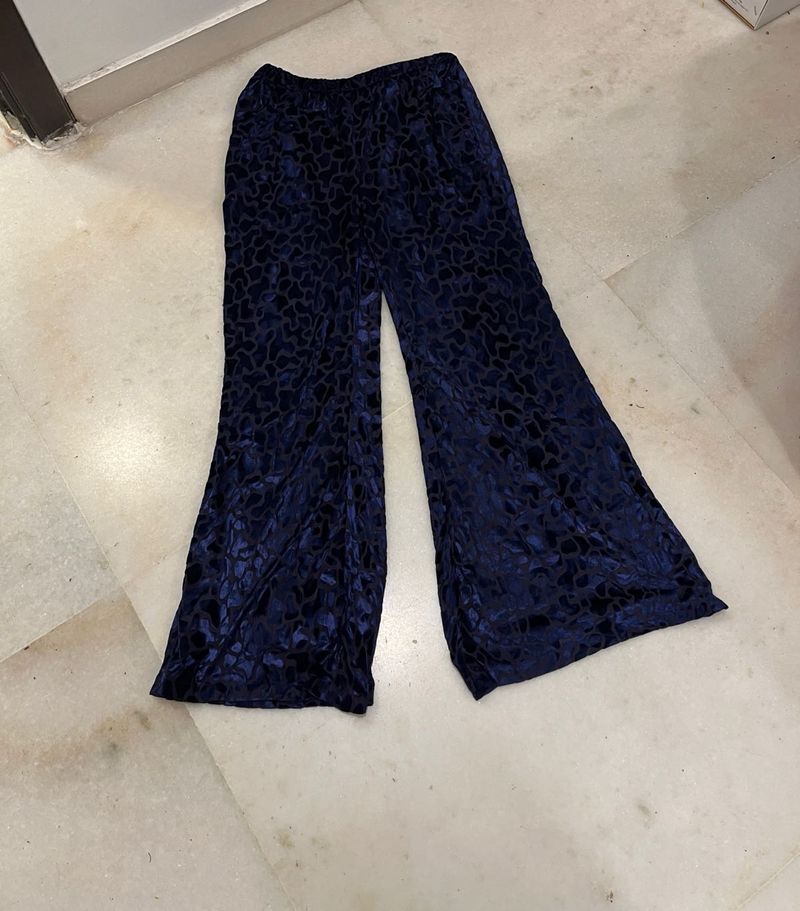 Velvet Flare Pants