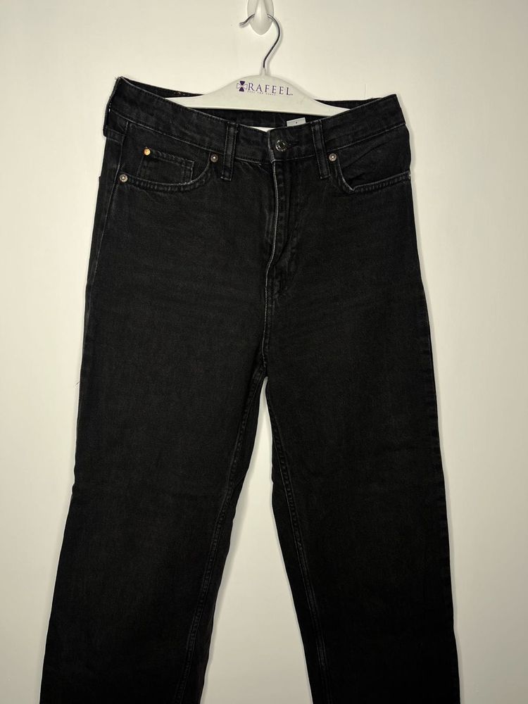 H&amp;M Loose Straight High Waist Jeans For Women
