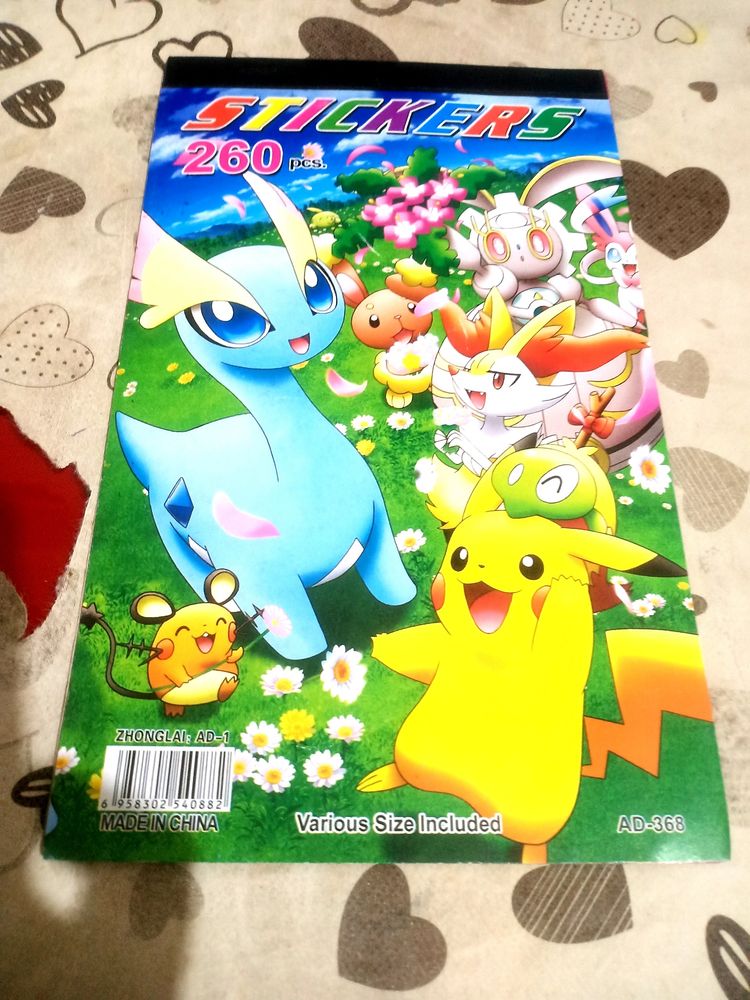Pokemon Stickers - 260 pcs