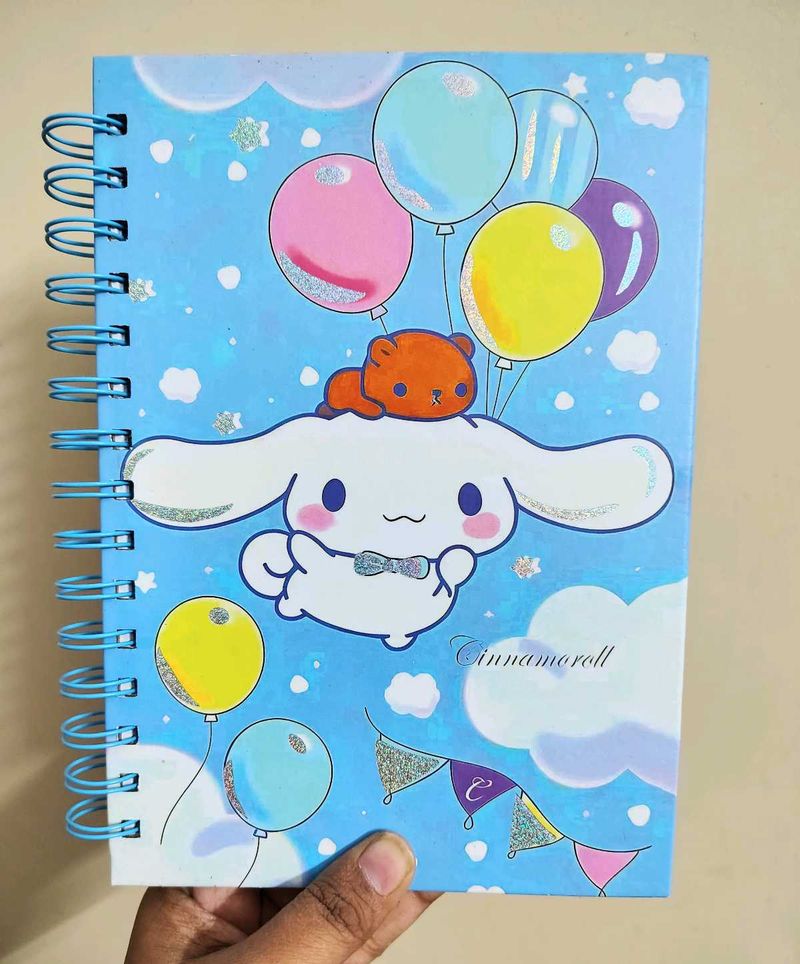 Cinnamoroll A5 Hardbound Spiral Diary