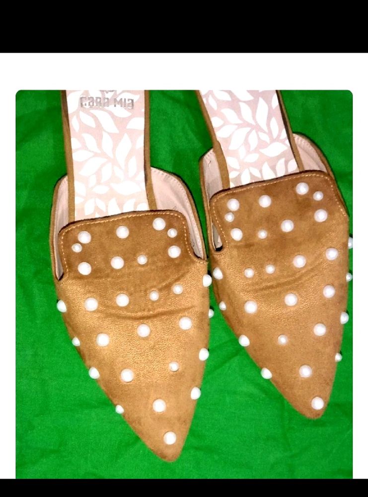 Cara Mia Polka Dot Mules