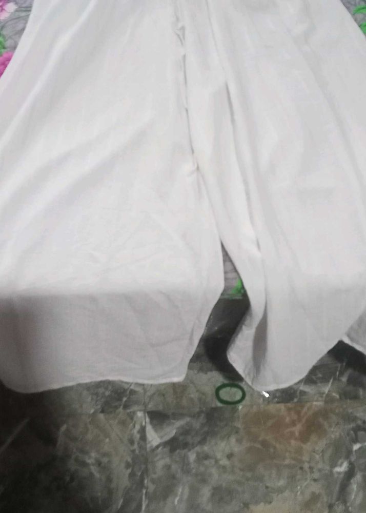 White Palazzos with top