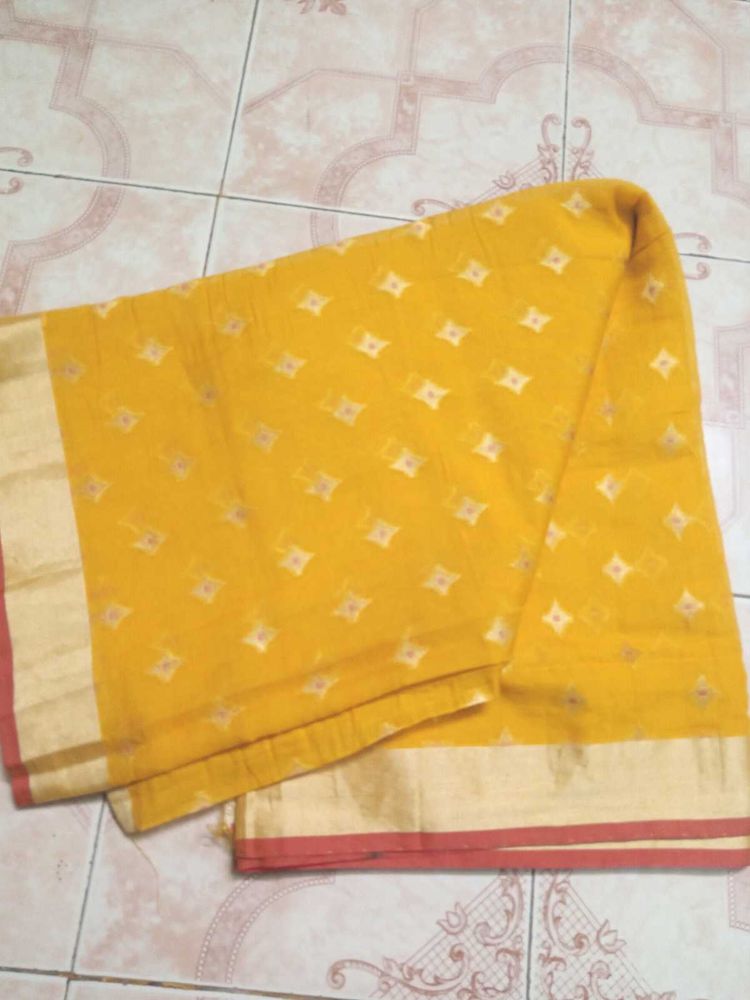 Elegant Yellow Saree